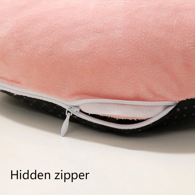 USB Electric Foot Warmer – Heated Fleece Foot Heating Pad for Home & Bed, Soft Cozy Winter Feet Warmer